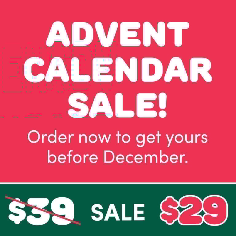 ADVENT CALENDAR SALE!