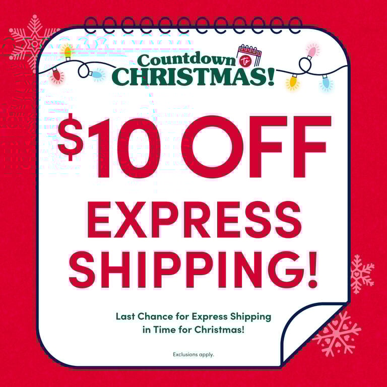 $10 OFF Express Shipping!