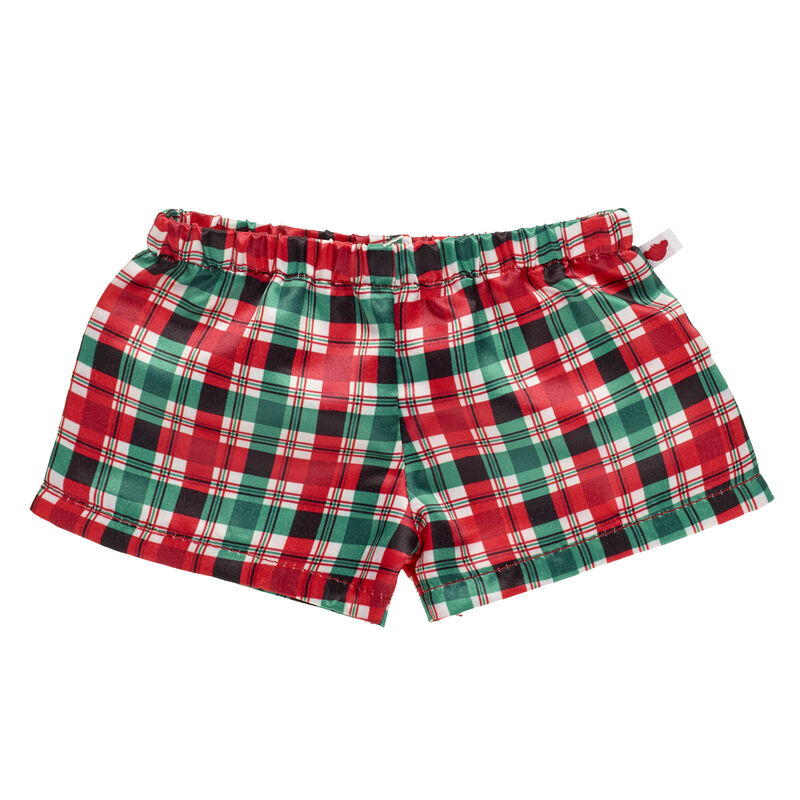 Online Exclusive Festive Plaid Boxers for Stuffed Animals - Build-A-Bear Workshop®