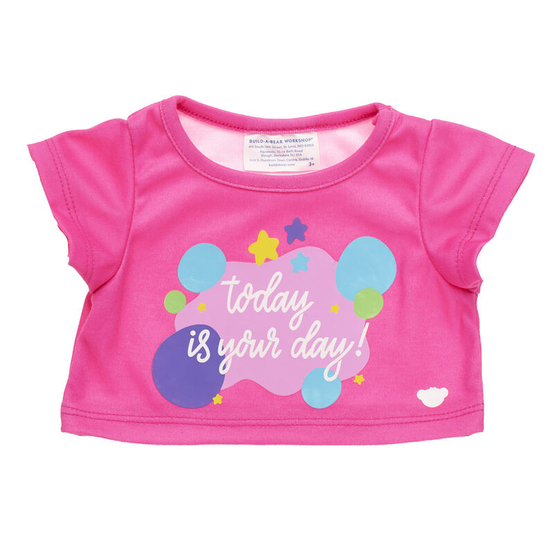 "Today Is Your Day!" T-Shirt for Stuffed Animals - Build-A-Bear Workshop®