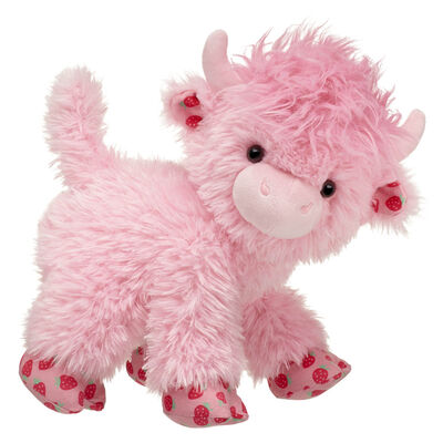 Strawberry Highland Cow Stuffed Animal