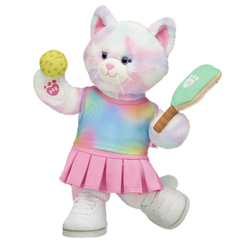 Pastel Swirl Kitty Stuffed Animal Pickleball Gift Set - Build-A-Bear Workshop®