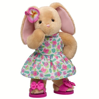Pawlette&trade; Bunny Plush Tropical Gift Set