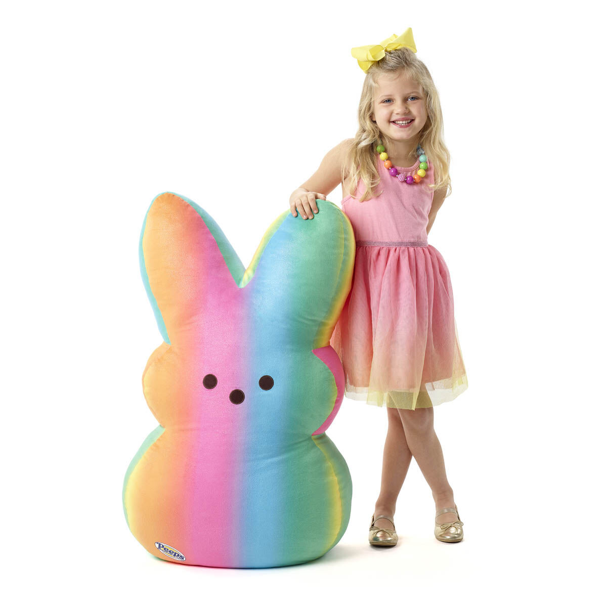 Giant PEEPS® Rainbow Bunny Plush