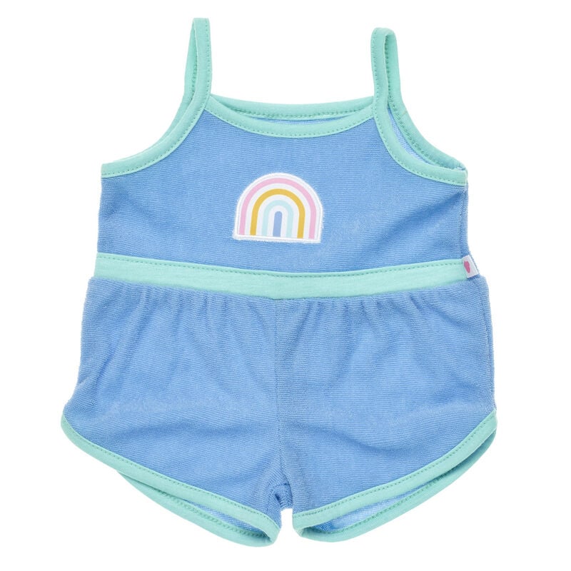 Terry Cloth Blue Rainbow Romper - Build-A-Bear Workshop®