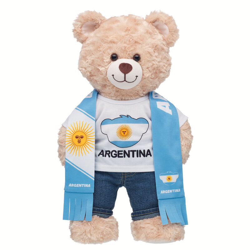 Argentina Scarf and T-Shirt Set by Build-A-Bear