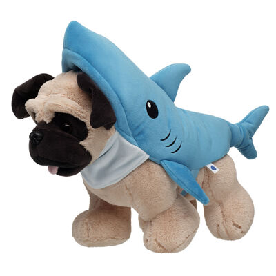 Promise Pets&trade; Pug Stuffed Animal Shark Costume Gift Set