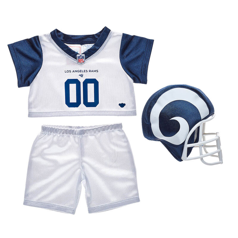 Build a Bear-Los Angeles Rams outfit-Jersey and Shorts