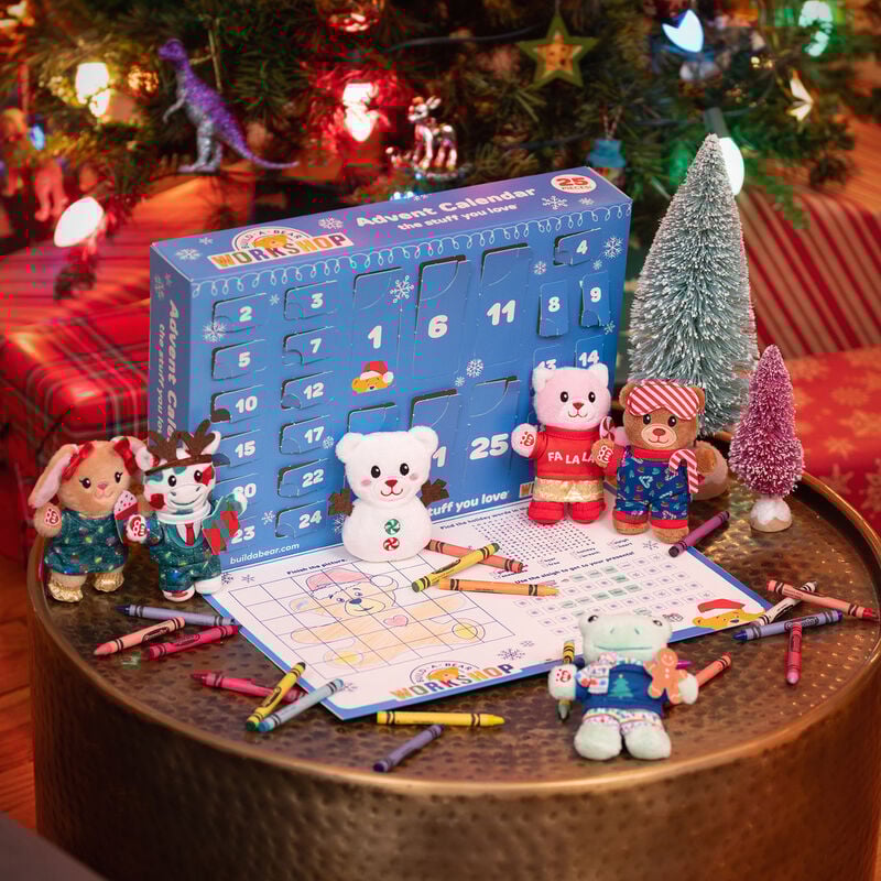2025 Advent Calendar - 25 Pieces Included - Build-A-Bear Workshop®