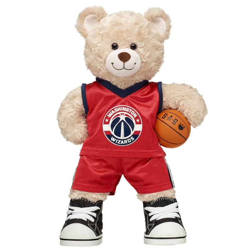 Happy Hugs Teddy Bear Washington Wizards Basketball Gift Set