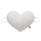 Online Exclusive Embroidered Gifting White Heart Wristie plush by Build-A-Bear
