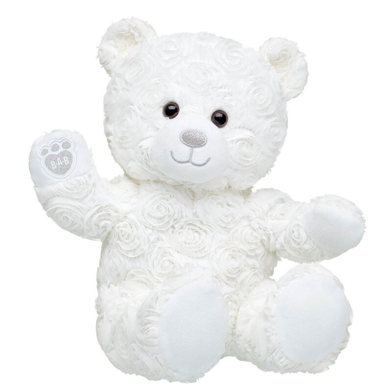 Online Exclusive White Bouquet Bear