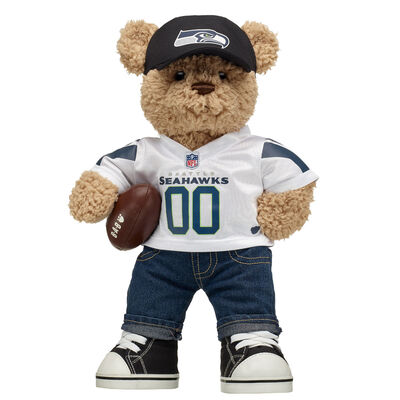 Timeless Teddy Bear Seattle Seahawks&trade; Fan Hat and Football Gift Set