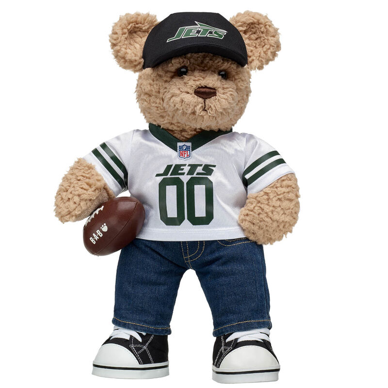 Timeless Teddy Bear New York Jets™ Gift Set with Football | Build-A-Bear®