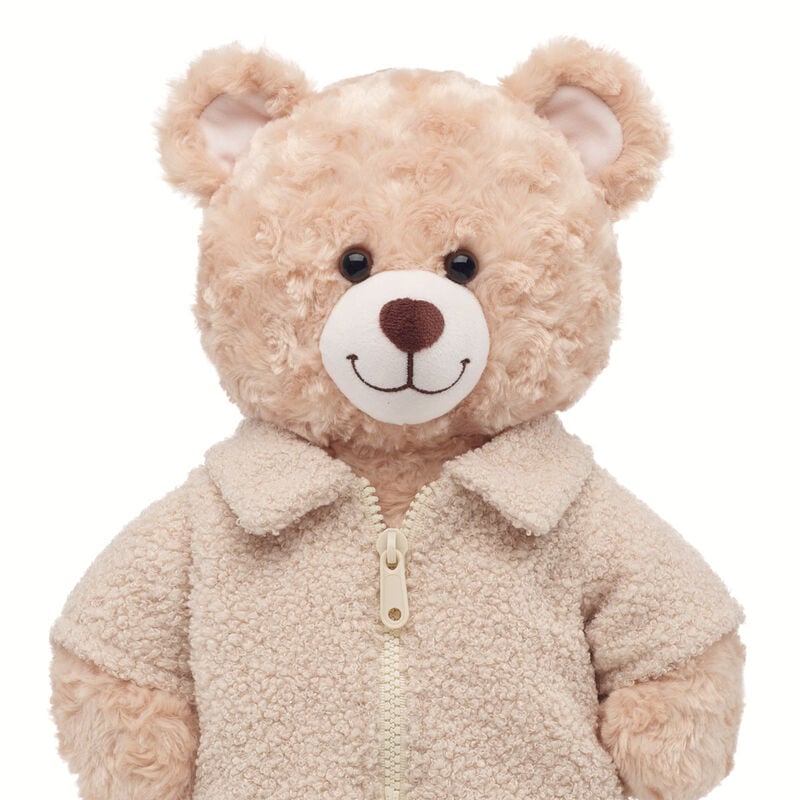 Mellow Moodies Cream Sherpa Jacket plush by Build-A-Bear