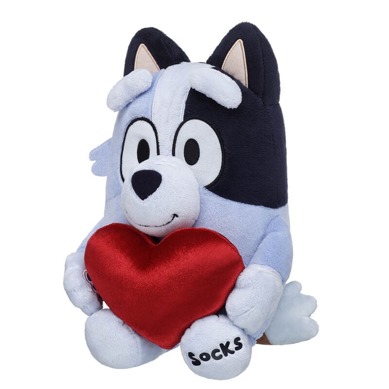 Socks Plush Puppy with Heart Wristie plush by Build-A-Bear