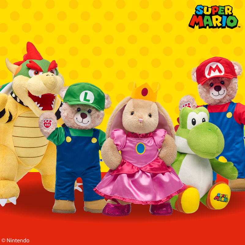 strapless open back dress Super Mario Princess Peach & Stella Plush  zillymonkey
