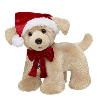Promise Pets™ Golden Retriever Stuffed Animal Santa Gift Set