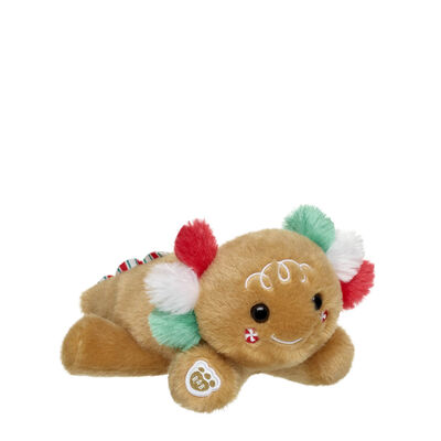 Build-A-Bear Mini Beans® Gingerbread Axolotl Stuffed Animal