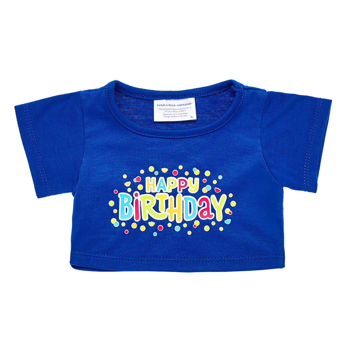 Blue Happy Birthday T-Shirt