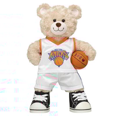 Happy Hugs Teddy Bear New York Knicks Basketball Gift Set