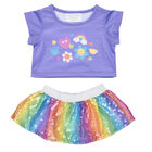 Rainbow Smiles Skirt Outfit | Build-A-Bear