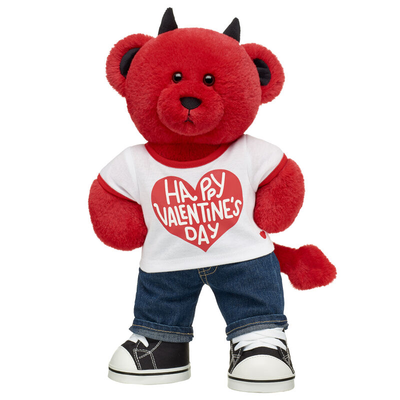 Red Hot Hugs Teddy Bear Happy Valentine's Day Gift Set - Build-A-Bear Workshop®