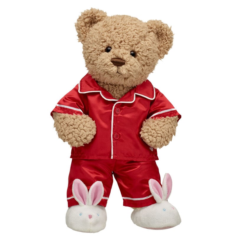 Timeless Teddy Bear Red Satin Pajama Gift Set - Build-A-Bear Workshop®