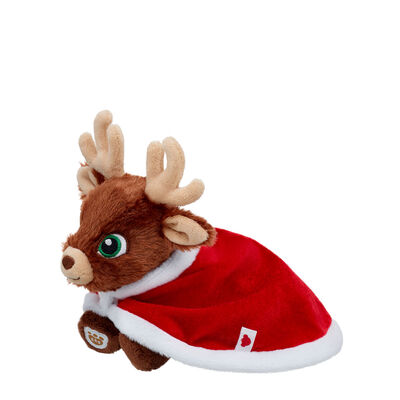 Mini Beans&reg; Santa's Reindeer Plush with Cape