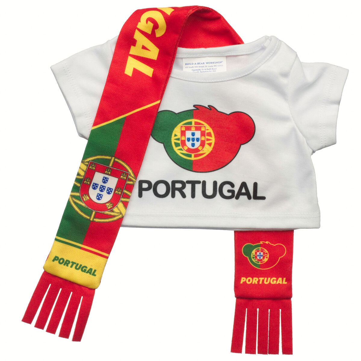 Portugal Scarf and T-Shirt Set