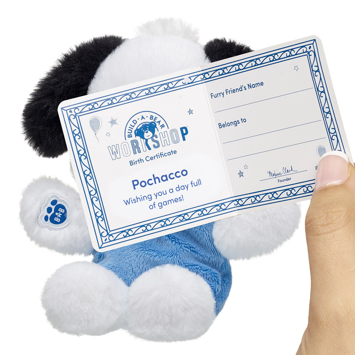 Build-A-Bear Mini Beans® Sanrio® Hello Kitty® and Friends Pochacco™ Plush