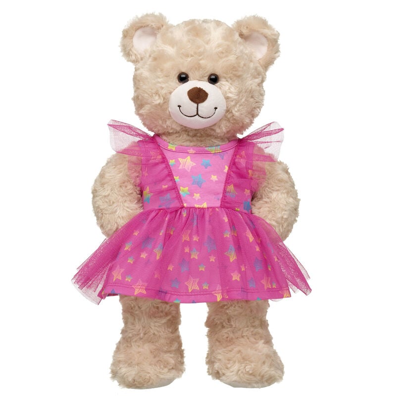 Pink Stars Tulle Sleeve Dress for Stuffed Animals - Build-A-Bear Workshop&reg;