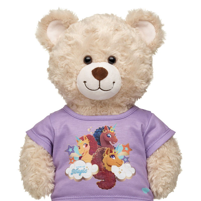 Afro Unicorn&reg; Plush "Made of Magic" T-Shirt for Stuffed Animals - Build-A-Bear Workshop&reg;