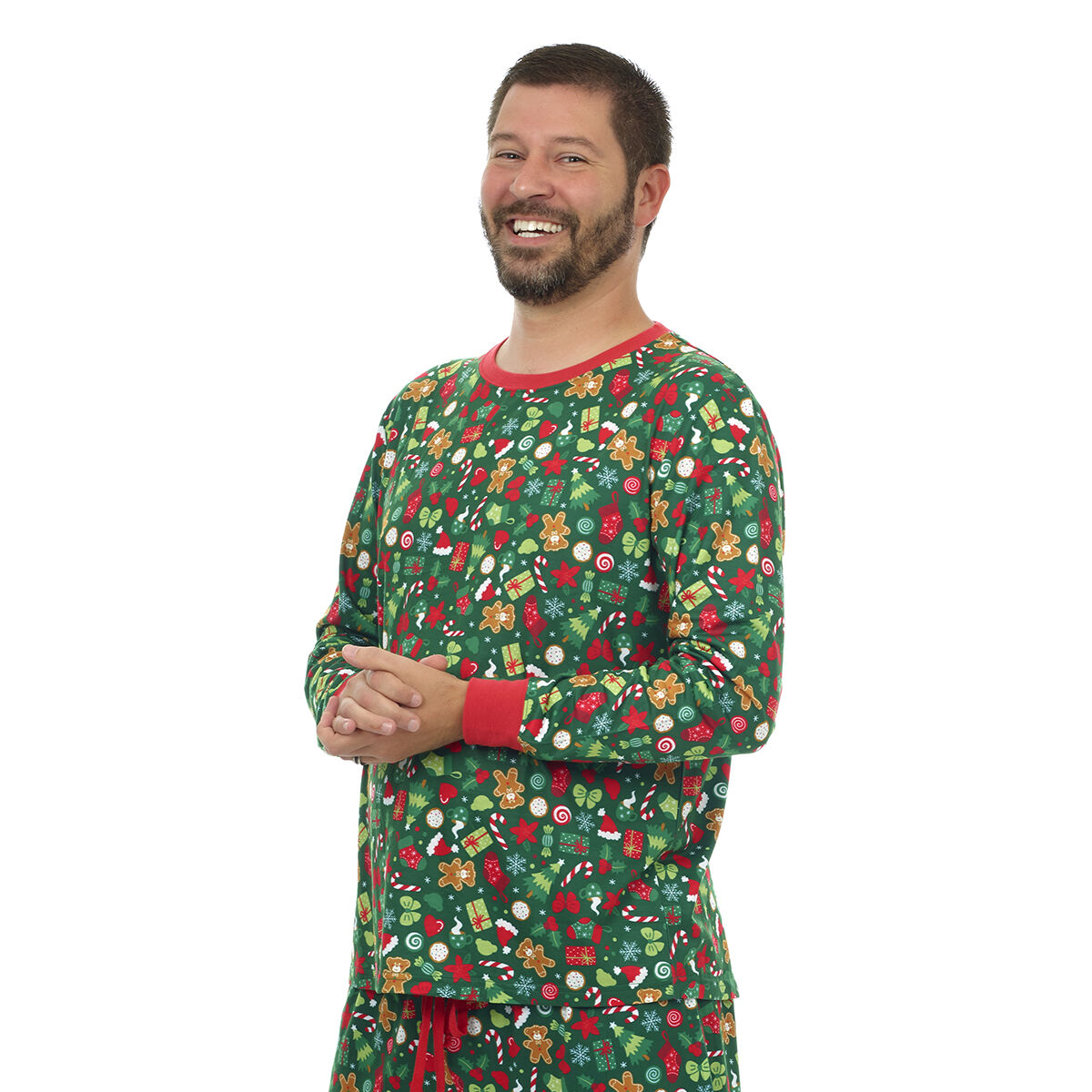 Bear print 2025 pajamas