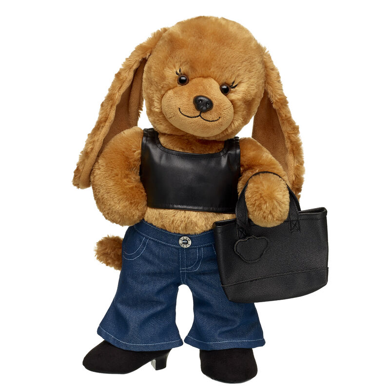 Barkleigh&trade; Dog Stuffed Animal Leather Crop Tank Gift Set - Build-A-Bear Workshop&reg;