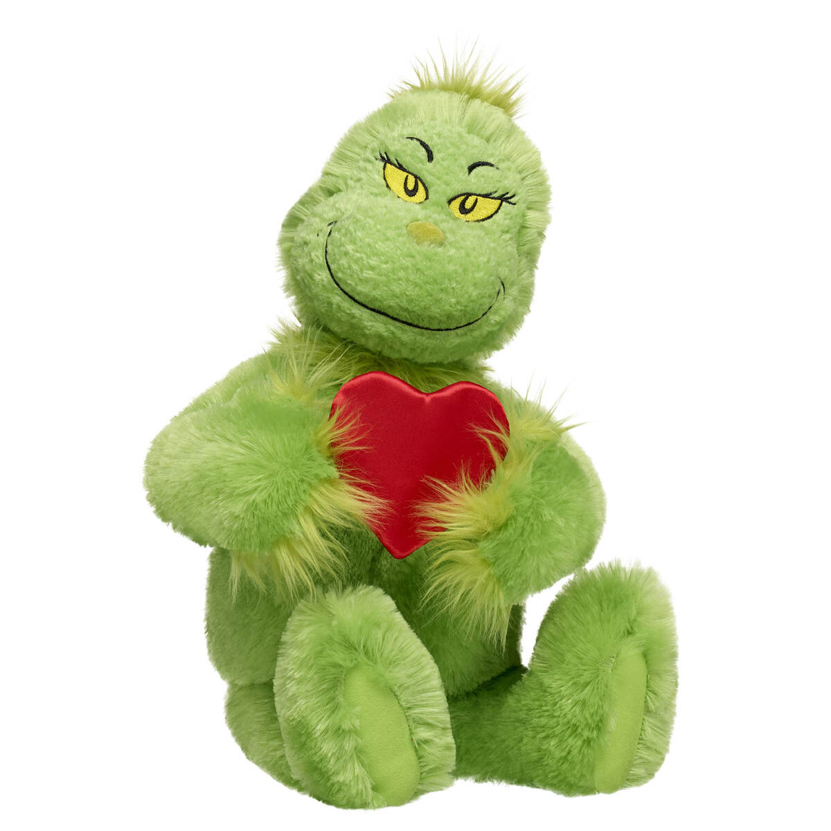 Grinch Plush- Includes Extra Large Heart! | Build-A-Bear