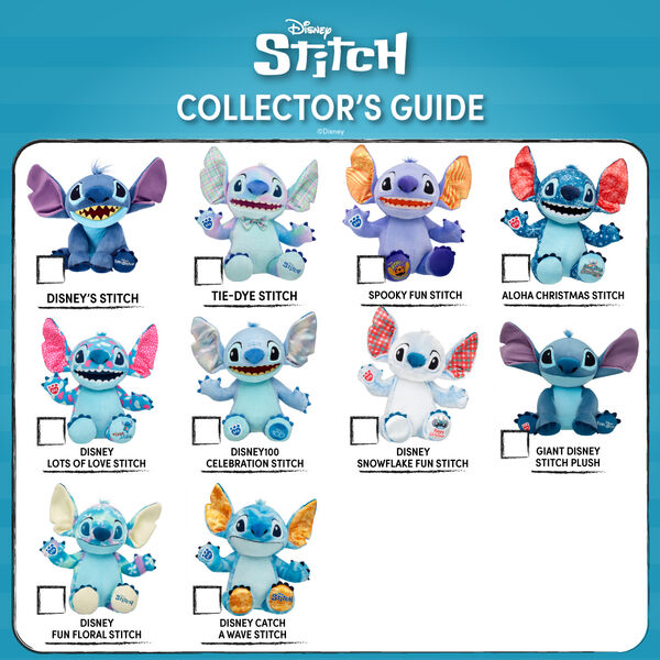 Disney Catch a Wave Stitch Plush