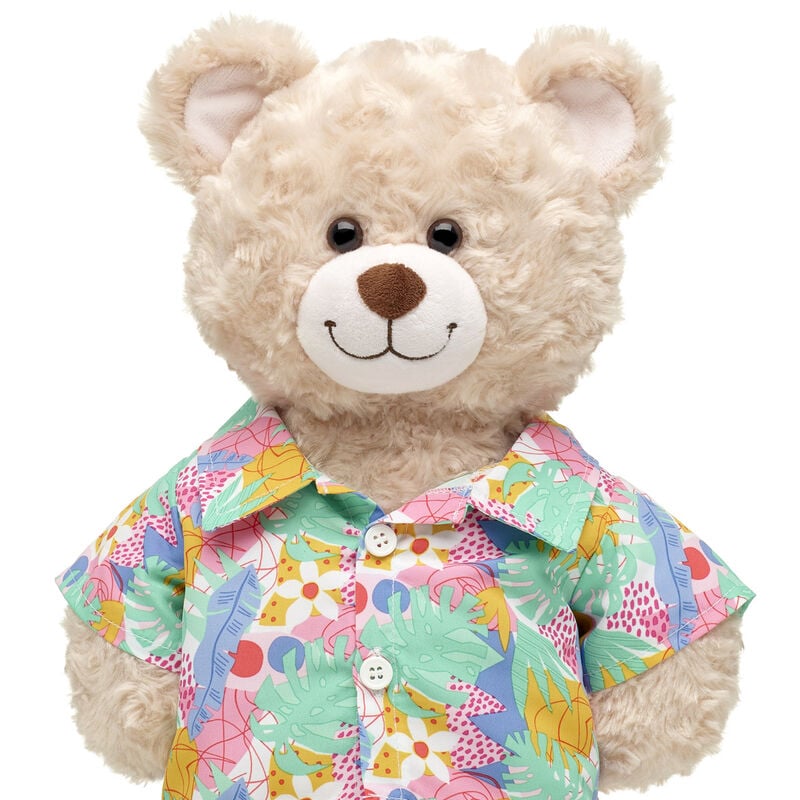 Plush Tropical Button Down Shirt - Build-A-Bear Workshop&reg;