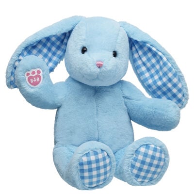 Blue Gingham Pawlette&trade; Bunny Plush