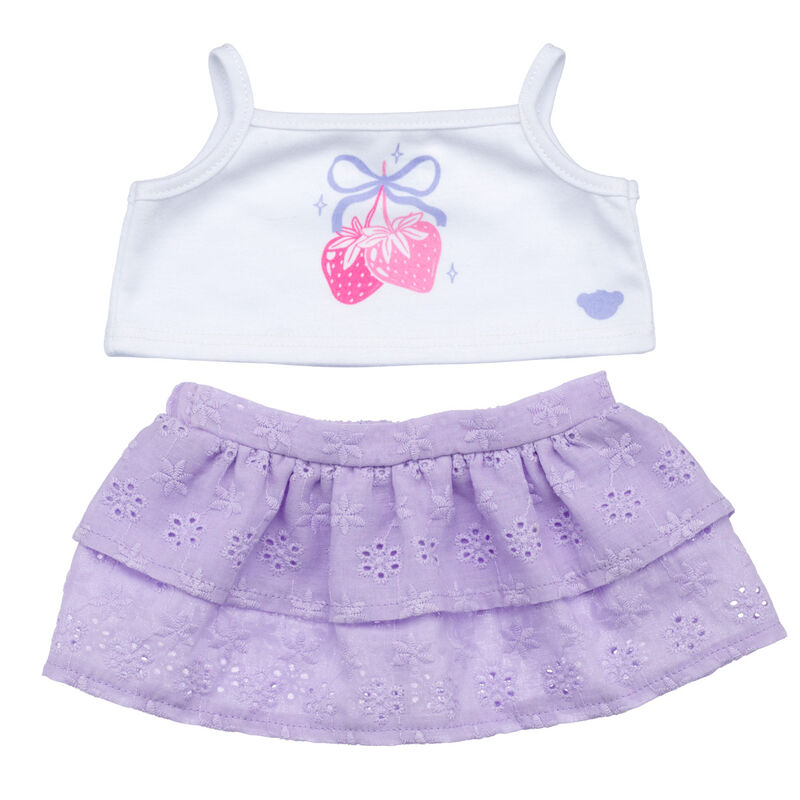 Strawberry Tank & Skirt Set by Build-A-Bear