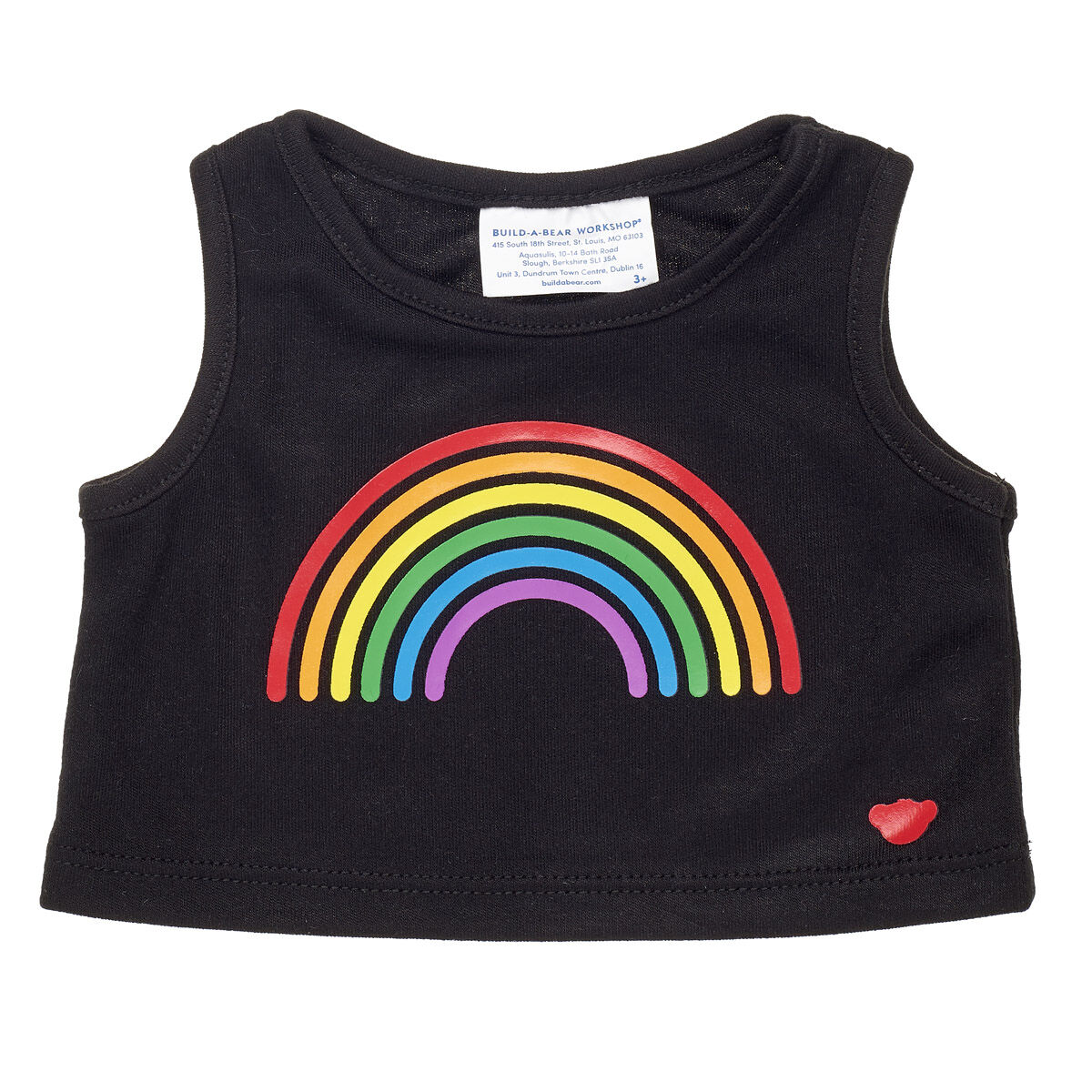 Black Rainbow Tank Top