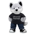 Online Exclusive Silver Fox Stuffed Animal Shadow Daddy Gift Set plush by Build-A-Bear