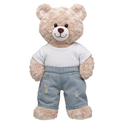 Distressed Light Denim Jeans