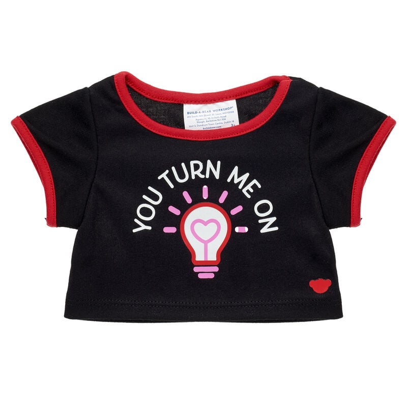 Online Exclusive "You Turn Me On" T-Shirt for Stuffed Animals - Build-A-Bear Workshop&reg;
