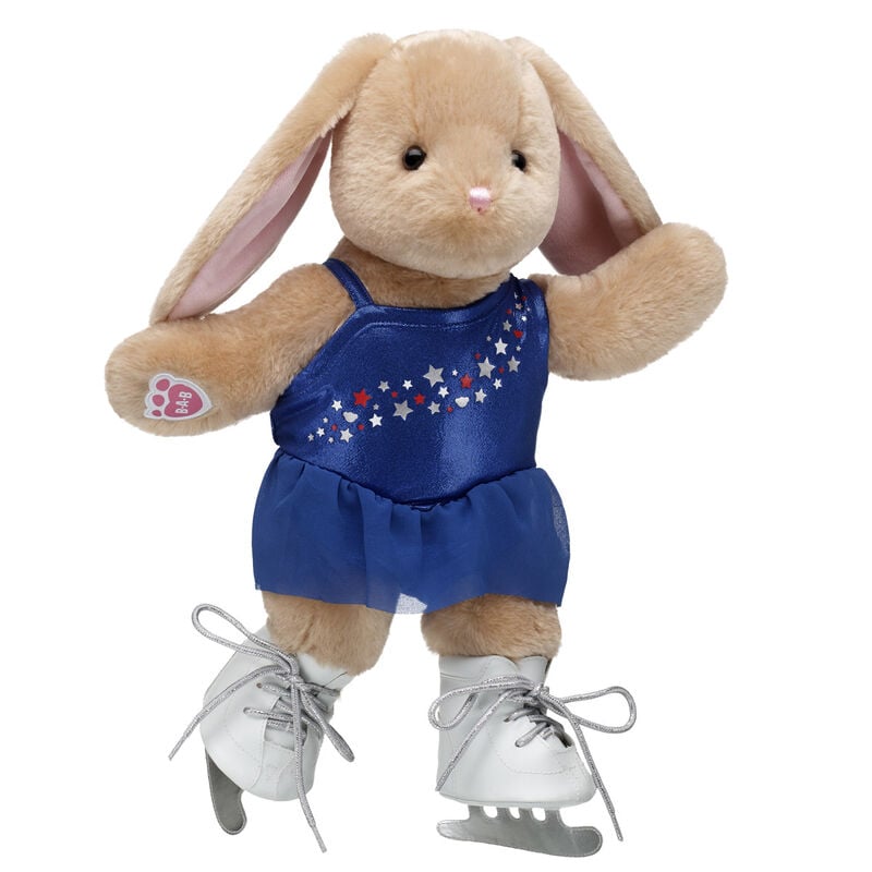 Pawlette Bunny Plush Ice Skater Gift Set plush by Build-A-Bear