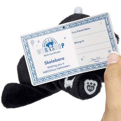 Build-A-Bear Mini Beans&reg; Skelebara Plush