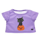 Glow-in-the-Dark Black Cat Pumpkin T-Shirt for Stuffed Animals - Build-A-Bear Workshop®