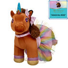 Unique Afro Unicorn® Plush with Dress, Bow & “Magical Ride” Song - Build-A-Bear Workshop®