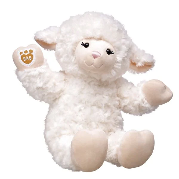 Vanilla Swirls Lamb Stuffed Animal