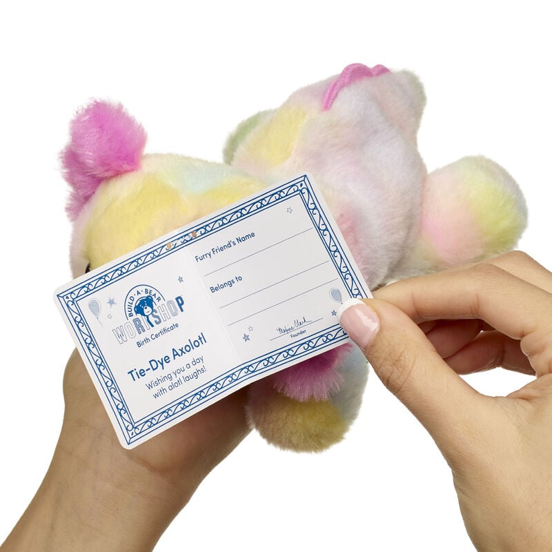 Mini Beans Tie-Dye Axolotl - Build-A-Bear Workshop®